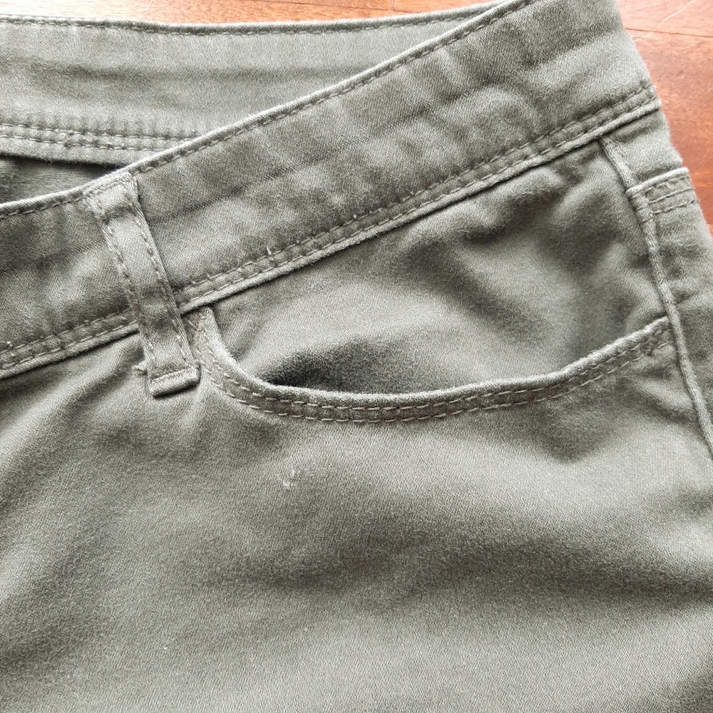 Jacob Low Rise Pants Olive Small - Picture 2 of 10